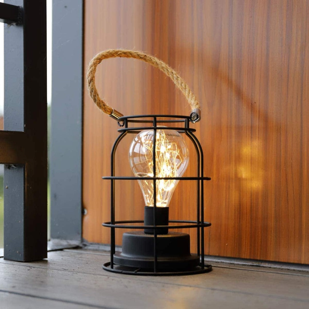 LED lantaarn - batterijen en USB - Warm wit LED lantaarn - batterijen en USB - Warm wit